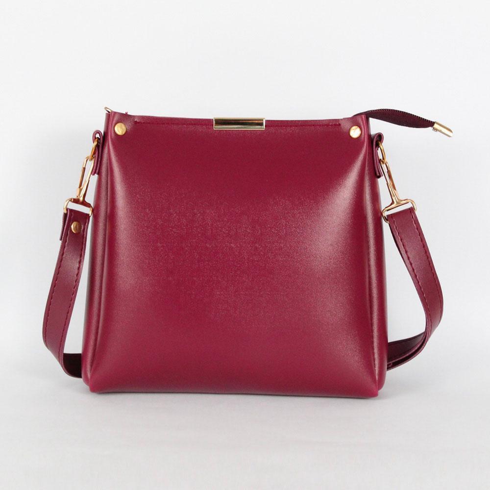 Girl's Rexine Plain Hand Bag