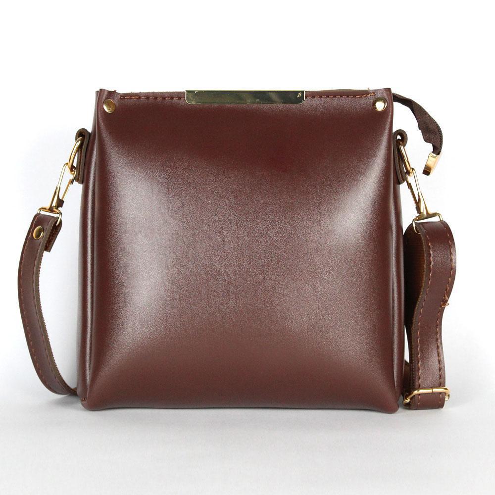 Girl's Rexine Plain Hand Bag