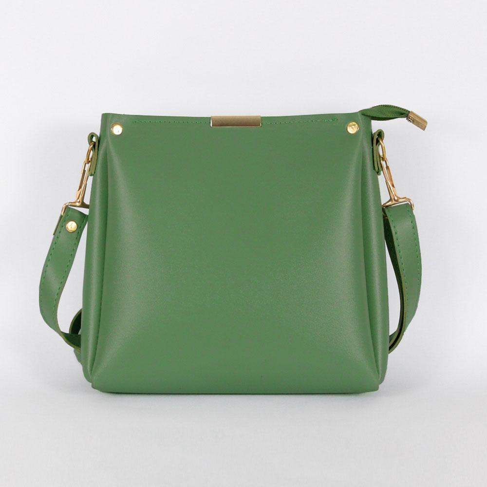 Girl's Rexine Plain Hand Bag