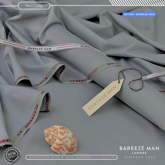 Men’s Unstitched Boski Plain Suit